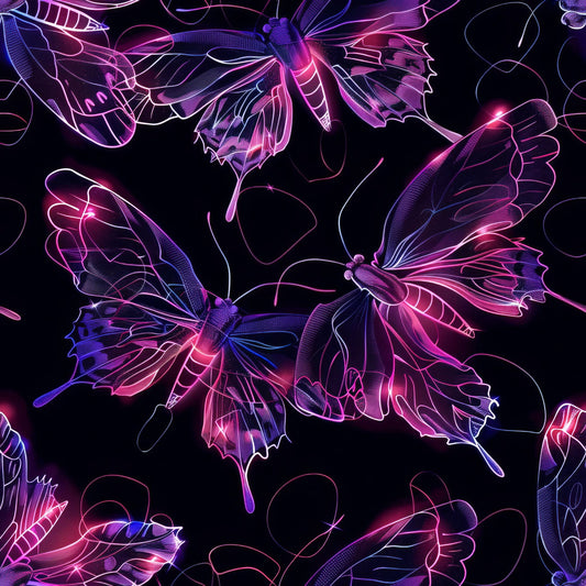 Celestial Butterfly Garden Pattern 2 Quilting Cotton Fabric