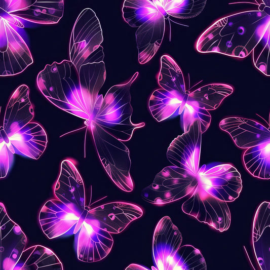 Celestial Butterfly Garden Pattern 6 Quilting Cotton Fabric