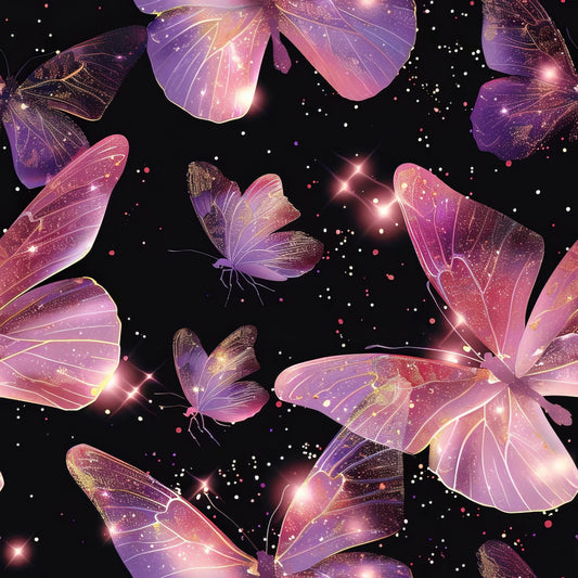 Celestial Butterfly Garden Pattern 7 Quilting Cotton Fabric