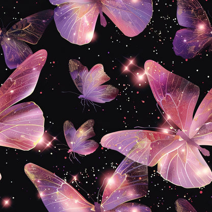 Celestial Butterfly Garden Pattern 7 Quilting Cotton Fabric