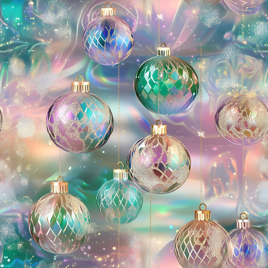 Celestial Christmas Ornaments Pattern 12 Quilting Cotton Fabric