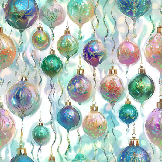 Celestial Christmas Ornaments Pattern 6 Quilting Cotton Fabric