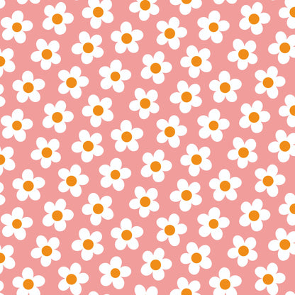Checkered Florals Pattern 4 Quilting Cotton Fabric