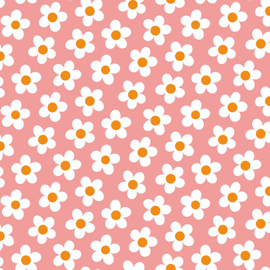 Checkered Florals Pattern 4 Quilting Cotton Fabric