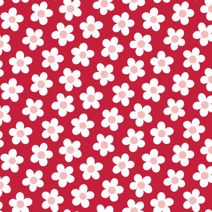 Checkered Florals Pattern 5 Quilting Cotton Fabric