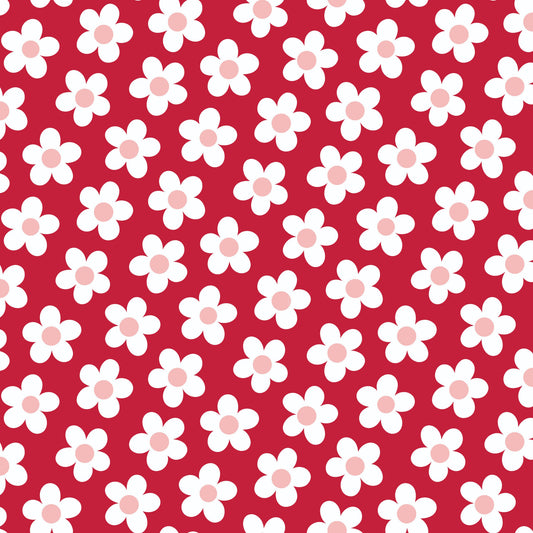 Checkered Florals Pattern 5 Quilting Cotton Fabric