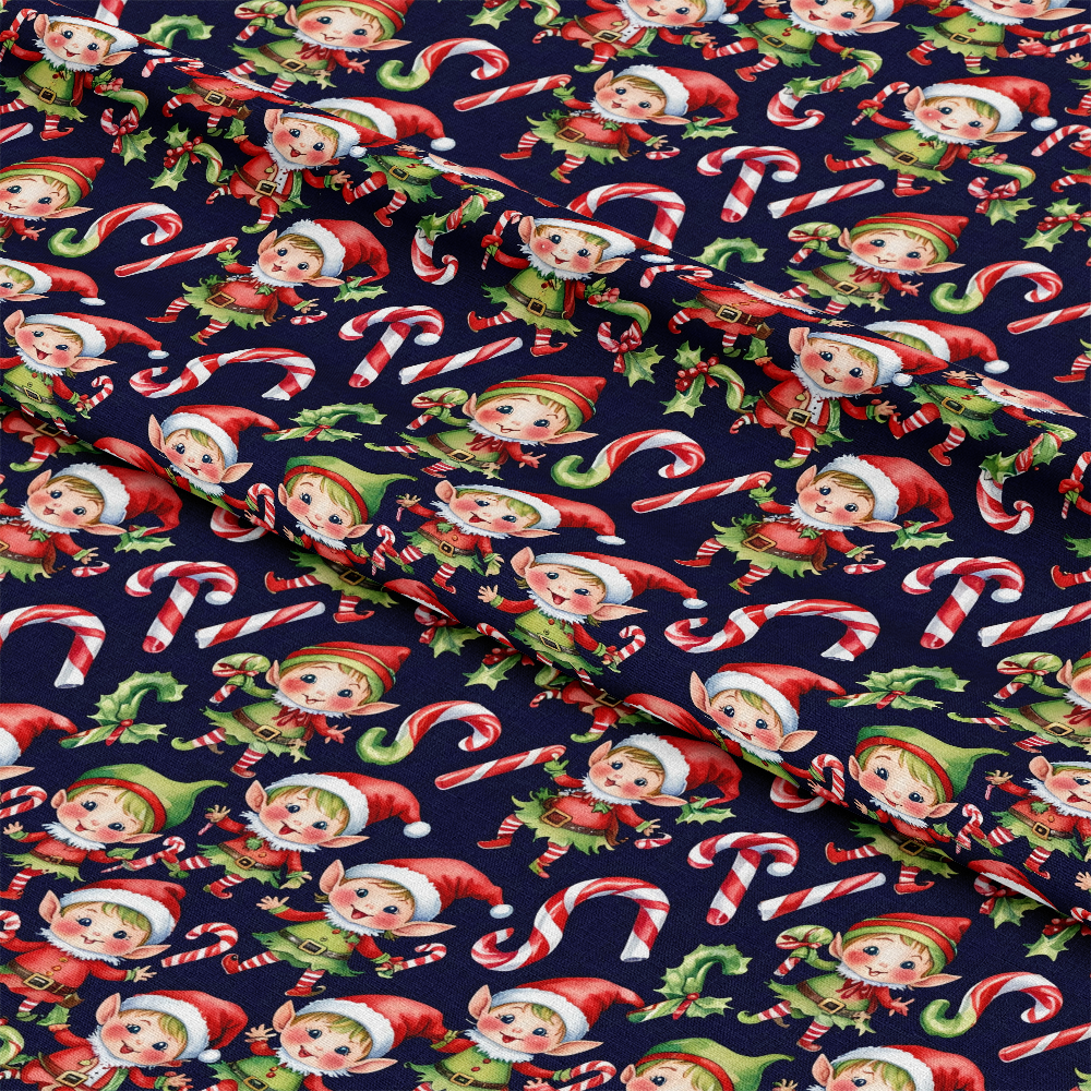 Christmas Gnomes Pattern 10 Quilting Cotton Fabric