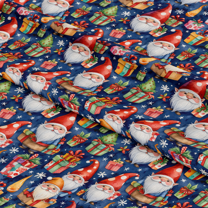 Christmas Gnomes Pattern 11 Quilting Cotton Fabric