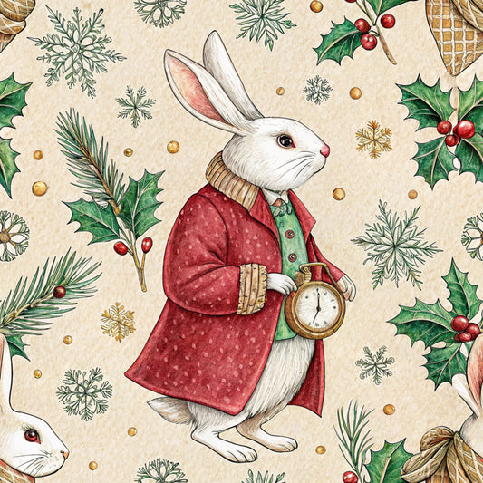 Christmas in Wonderland Pattern 36 Quilting Cotton Fabric