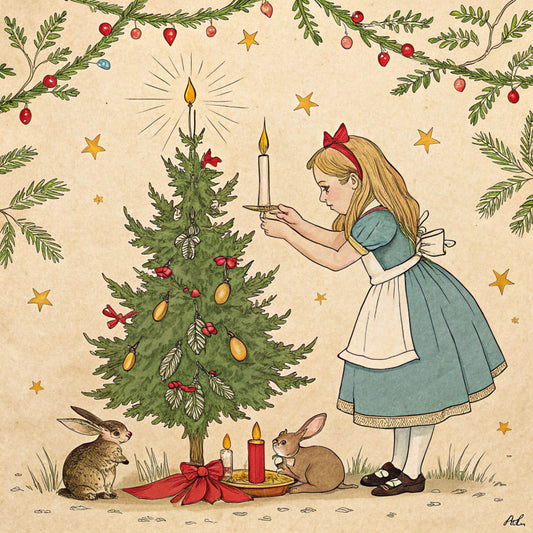 Christmas in Wonderland Pattern 37 Quilting Cotton Fabric