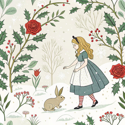 Christmas in Wonderland Pattern 46 Quilting Cotton Fabric