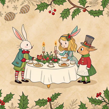 Christmas in Wonderland Pattern 53 Quilting Cotton Fabric