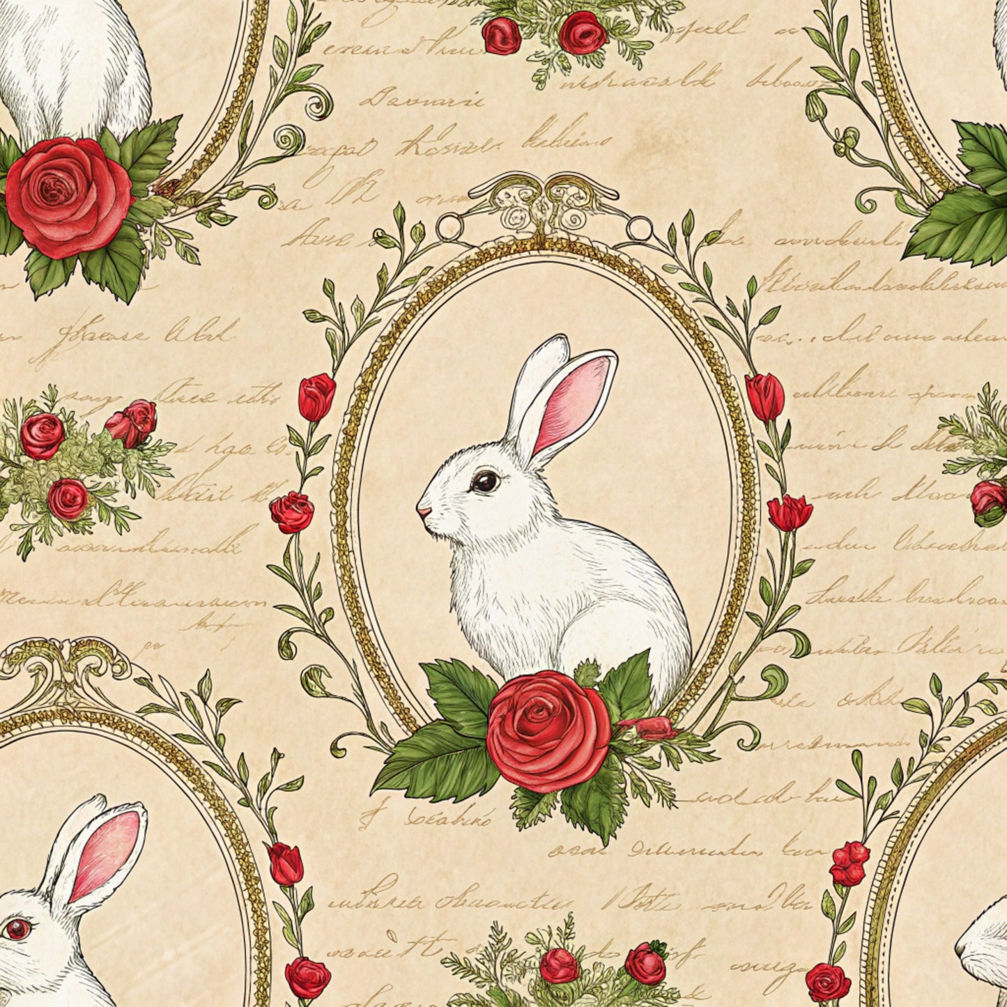 Christmas in Wonderland Pattern 58 Quilting Cotton Fabric