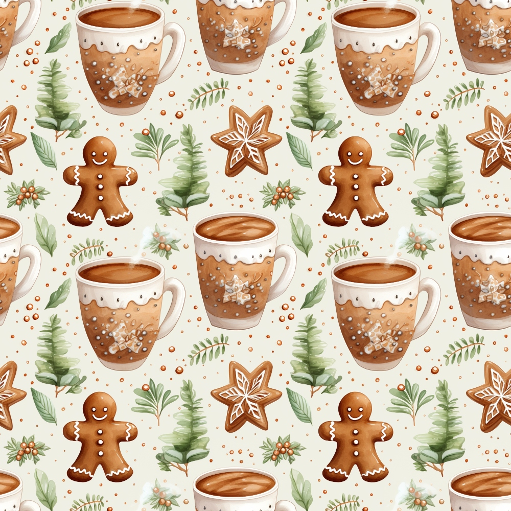 Christmastime Pattern 14 Quilting Cotton Fabric