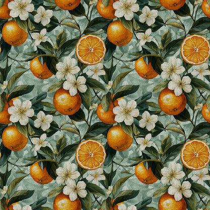 Citrus Blossoms Pattern 1 Quilting Cotton Fabric