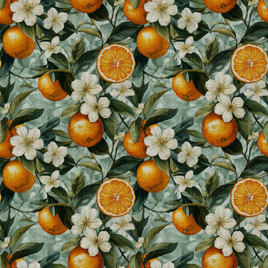Citrus Blossoms Pattern 1 Quilting Cotton Fabric