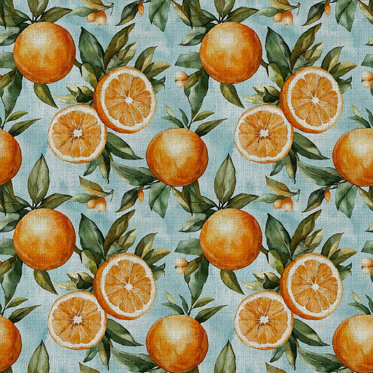 Citrus Blossoms Pattern 12 Quilting Cotton Fabric