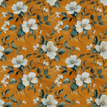 Citrus Blossoms Pattern 16 Quilting Cotton Fabric