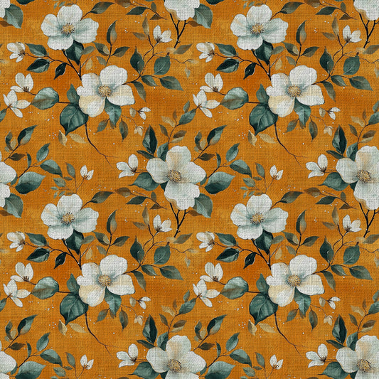 Citrus Blossoms Pattern 16 Quilting Cotton Fabric