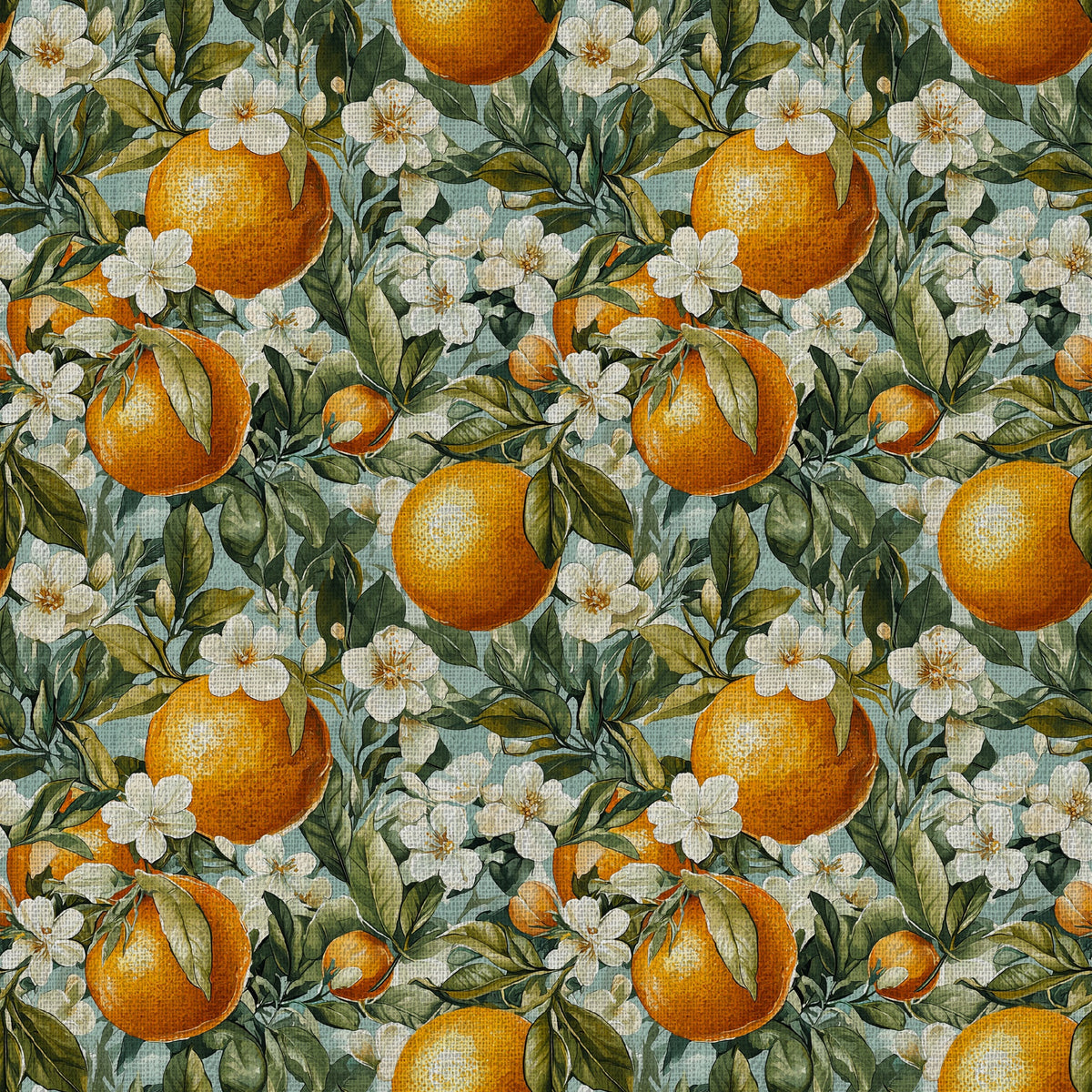 Citrus Blossoms Pattern 2 Quilting Cotton Fabric