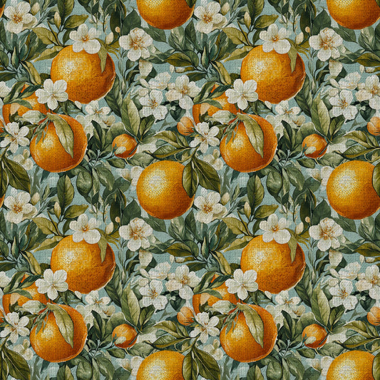 Citrus Blossoms Pattern 2 Quilting Cotton Fabric