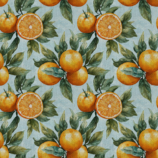 Citrus Blossoms Pattern 3 Quilting Cotton Fabric