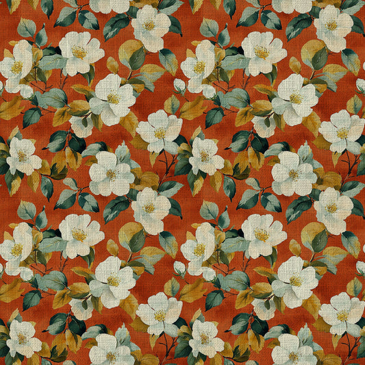 Citrus Blossoms Pattern 4 Quilting Cotton Fabric