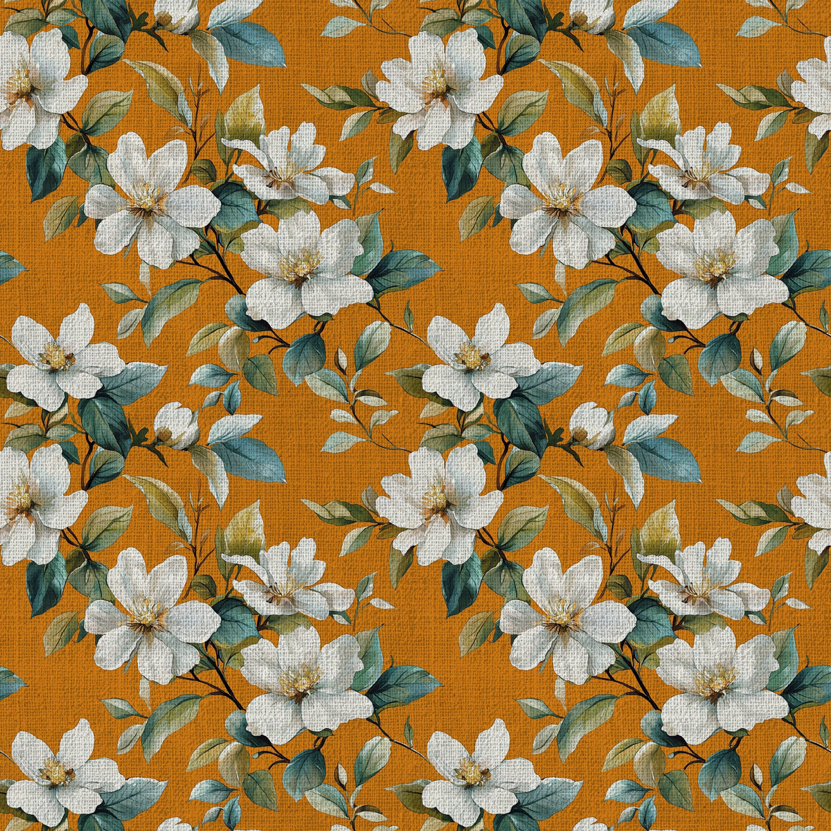 Citrus Blossoms Pattern 5 Quilting Cotton Fabric