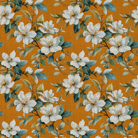 Citrus Blossoms Pattern 5 Quilting Cotton Fabric