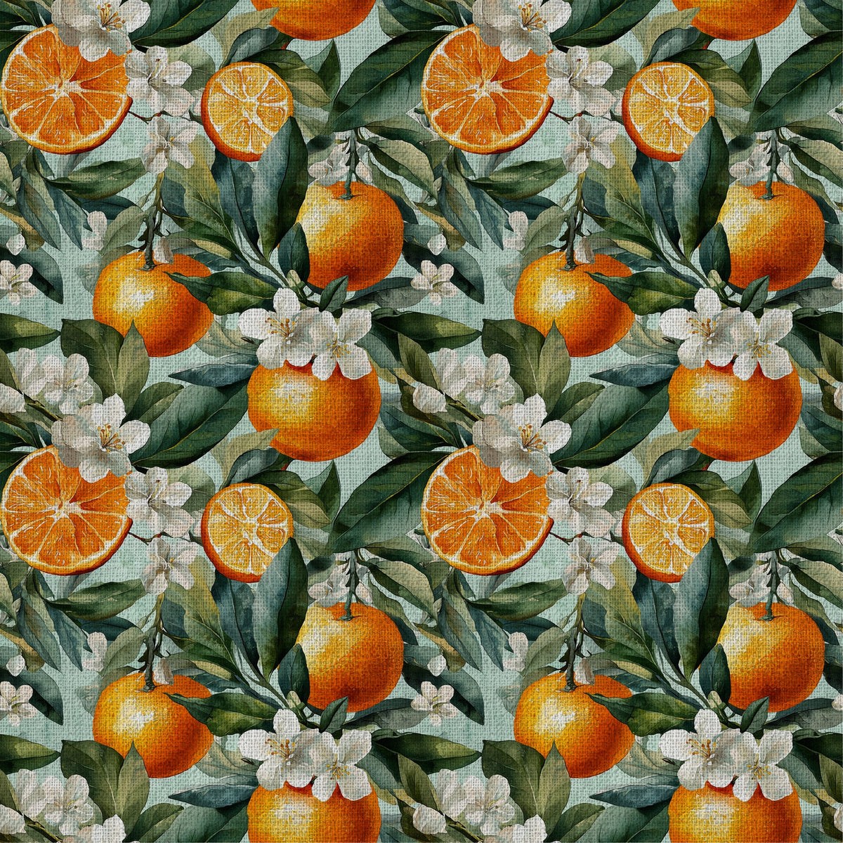 Citrus Blossoms Pattern 7 Quilting Cotton Fabric