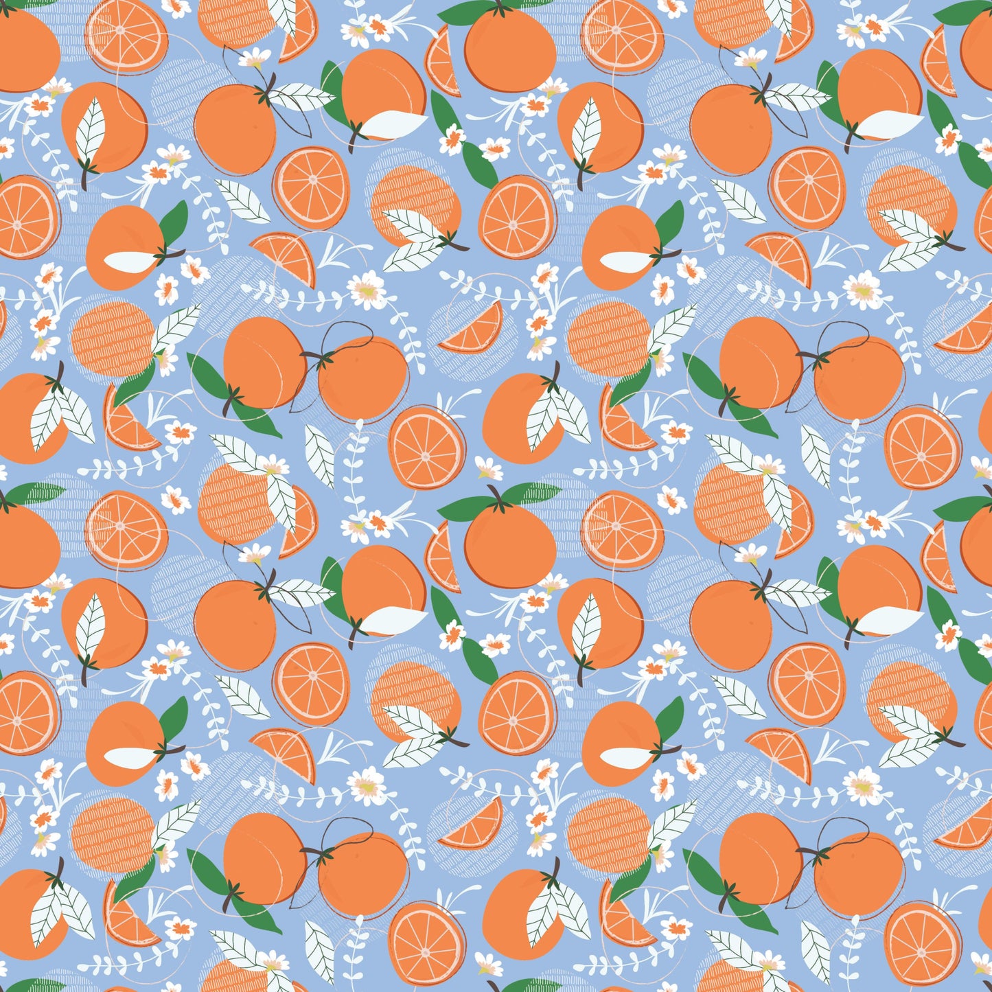 Citrus Summer Pattern 11 Quilting Cotton Fabric