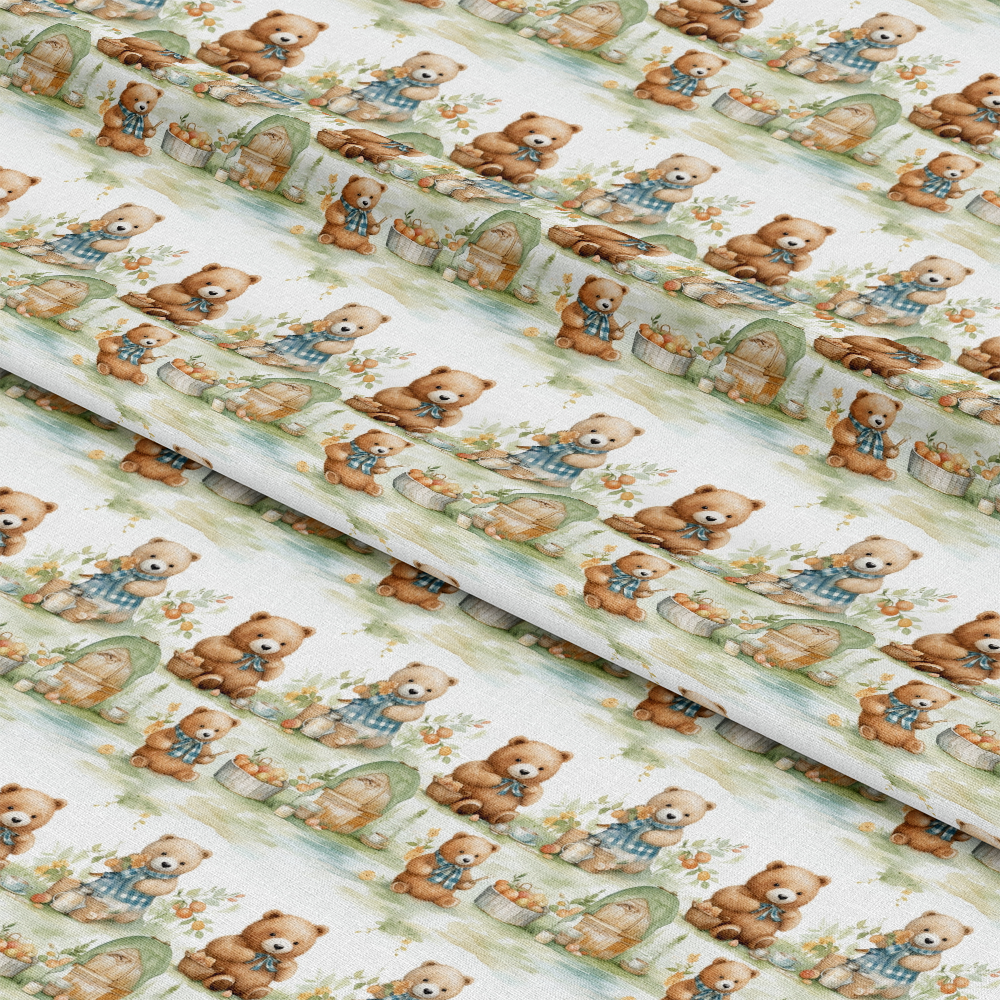 Classic Teddy Bear Pattern 1 Quilting Cotton Fabric