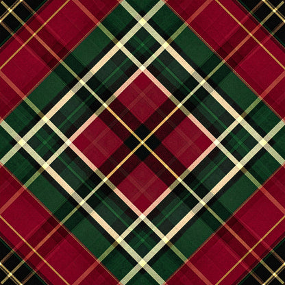 Classic Christmas Tartan Pattern 11 Quilting Cotton Fabric