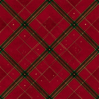 Classic Christmas Tartan Pattern 13 Quilting Cotton Fabric