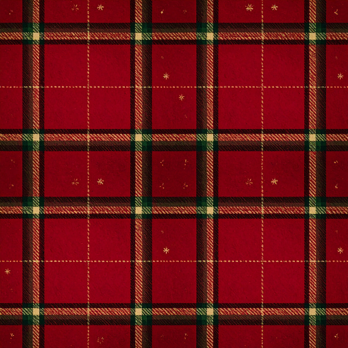 Classic Christmas Tartan Pattern 14 Quilting Cotton Fabric