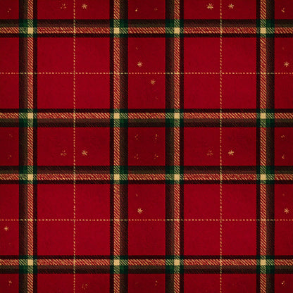 Classic Christmas Tartan Pattern 14 Quilting Cotton Fabric