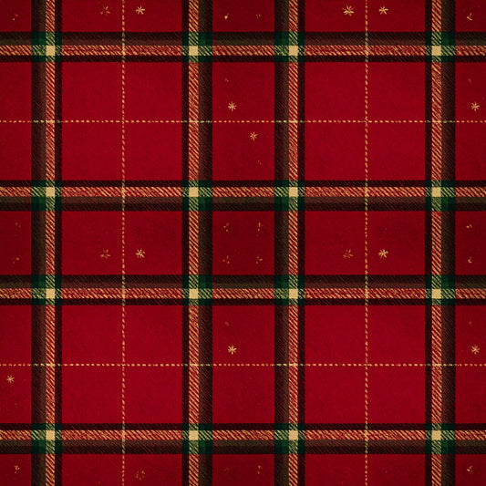Classic Christmas Tartan Pattern 14 Quilting Cotton Fabric