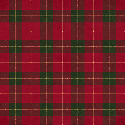 Classic Christmas Tartan Pattern 19 Quilting Cotton Fabric