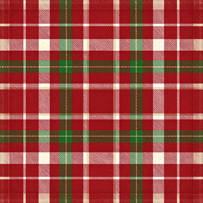 Classic Christmas Tartan Pattern 22 Quilting Cotton Fabric