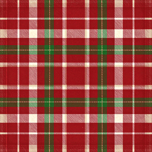 Classic Christmas Tartan Pattern 22 Quilting Cotton Fabric