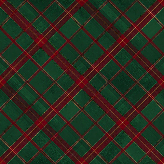 Classic Christmas Tartan Pattern 24 Quilting Cotton Fabric