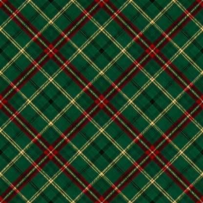 Classic Christmas Tartan Pattern 25 Quilting Cotton Fabric
