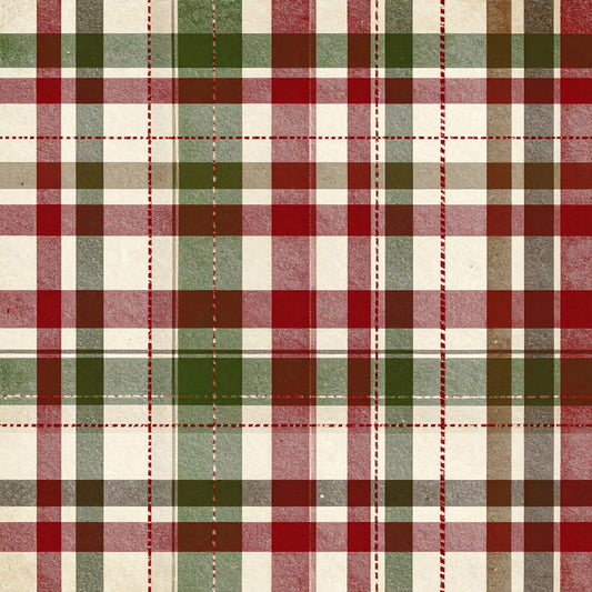 Classic Christmas Tartan Pattern 6 Quilting Cotton Fabric