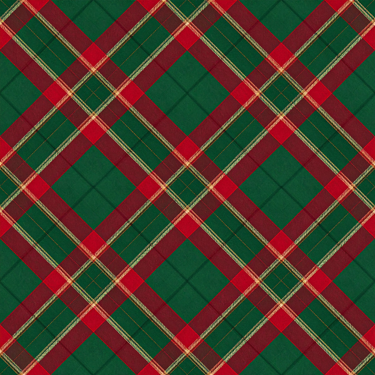 Classic Christmas Tartan Pattern 9 Quilting Cotton Fabric