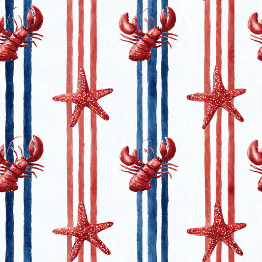 Coastal Coquette Pattern 11 Quilting Cotton Fabric