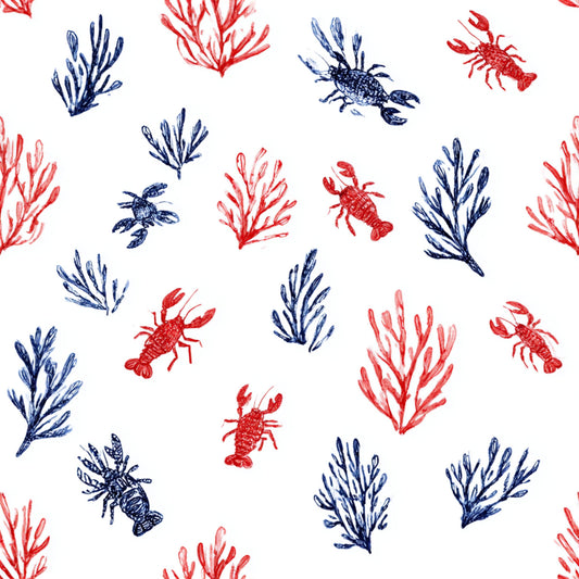 Coastal Coquette Pattern 12 Quilting Cotton Fabric