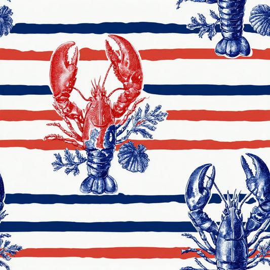 Coastal Coquette Pattern 2 Quilting Cotton Fabric