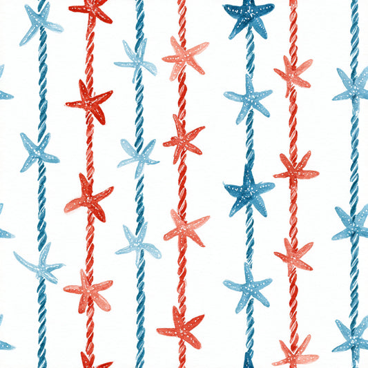 Coastal Coquette Pattern 7 Quilting Cotton Fabric
