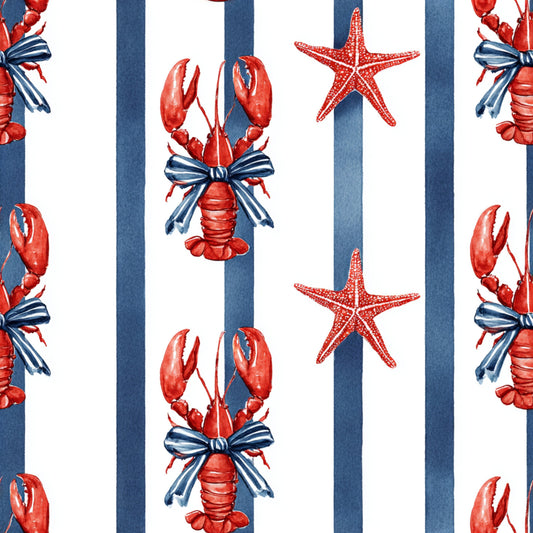 Coastal Coquette Pattern 8 Quilting Cotton Fabric