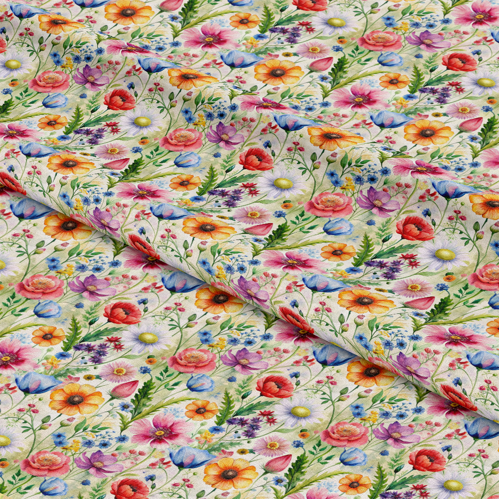 Colorful Bliss Wildflowers Pattern 11 Quilting Cotton Fabric